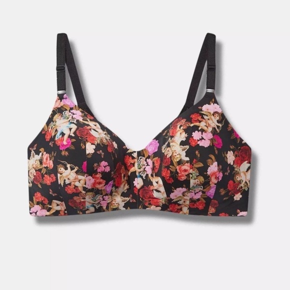 Torrid Dream Everyday Wire Free Lightly Lined Cupid Floral Bra 46DD NWT NEW - Picture 8 of 8